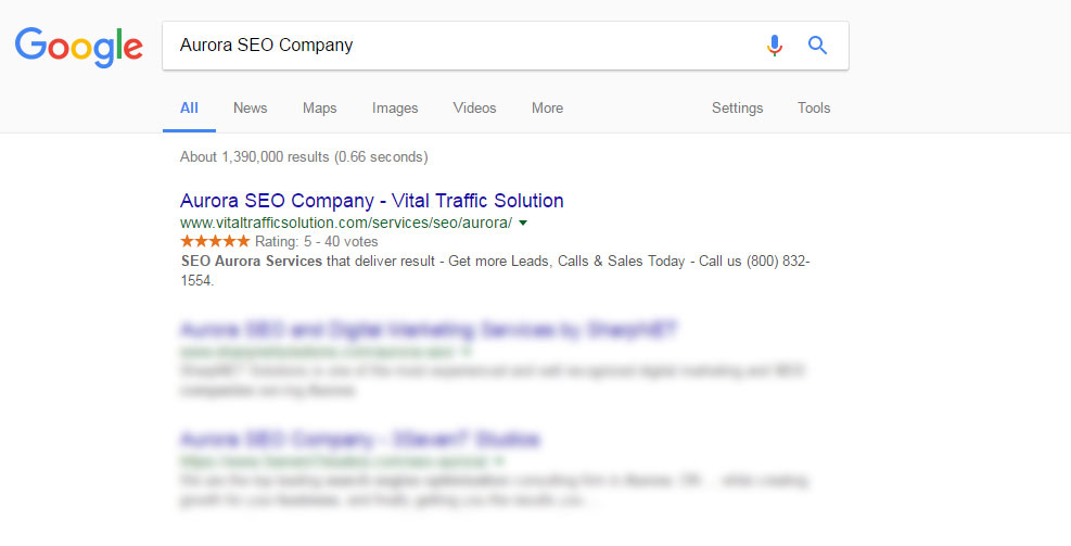 best SEO company in Aurora