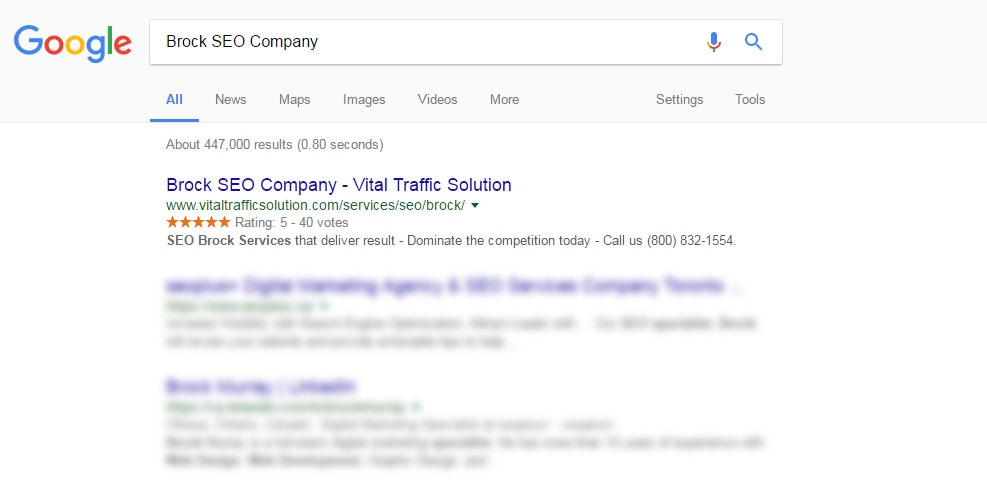 best SEO company in Brock