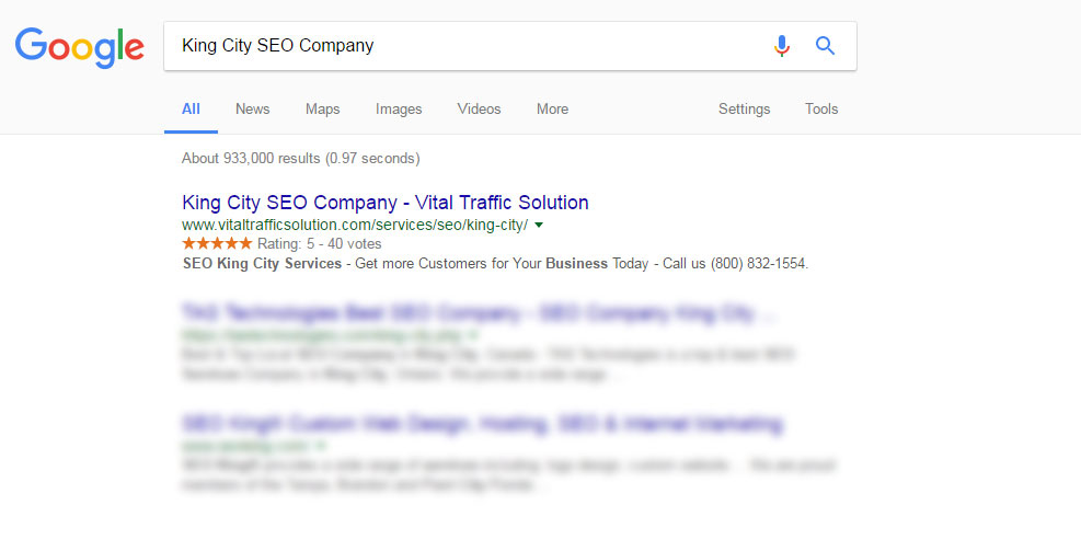 best SEO company in King City