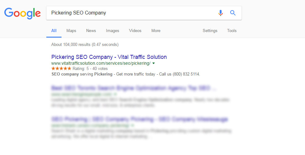 best SEO company in Pickering